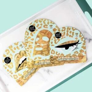 SFGLOW Glam in Paradise 3 Piece Mask Set New in Package